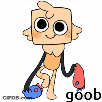 Cartoon Character With Goob GIF