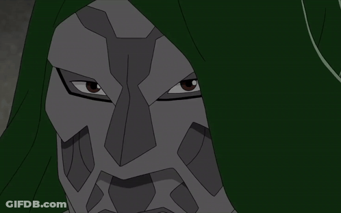 Cartoon Character With Green Cape GIF