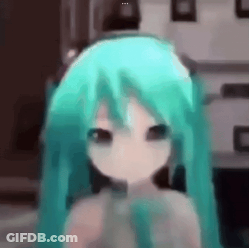 Cartoon Character With Green Hair GIF