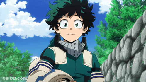 Cartoon Character With Green Hair And Helmet GIF