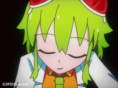 Cartoon Character With Green Hair And Red Hat GIF