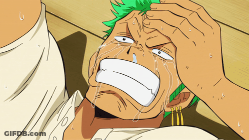 Cartoon Character With Green Hair Crying GIF