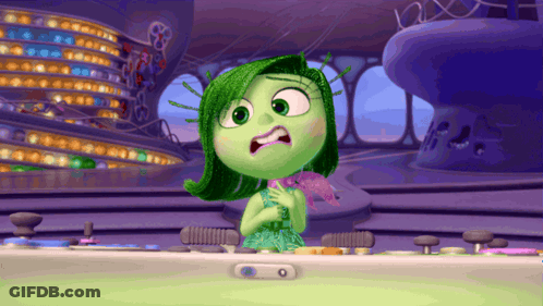 Cartoon Character With Green Hair Holding Toy GIF