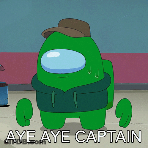 Cartoon Character With Green Hair Sitting At Desk Mouth Open GIF