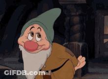 Cartoon Character With Green Hat And Beard GIF