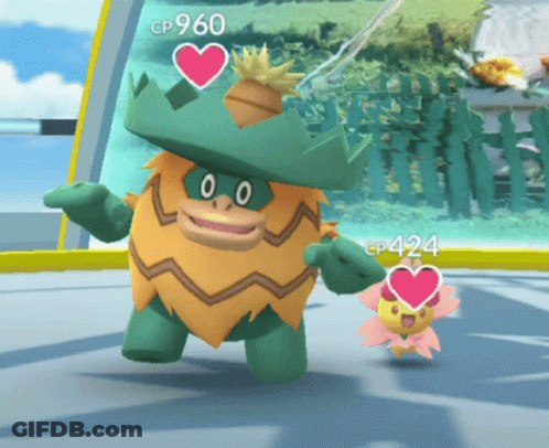 Cartoon Character With Green Hat CP 960 GIF