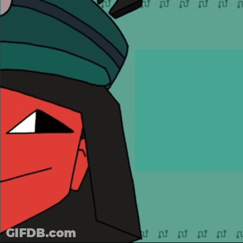 Cartoon Character With Green Hat GIF