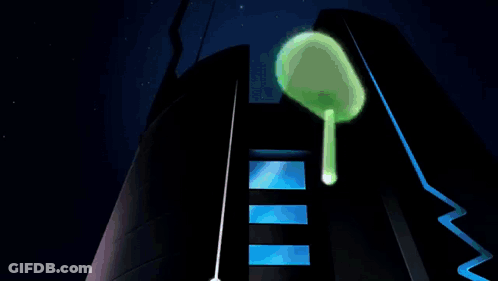 Cartoon Character With Green Lantern Emblem GIF