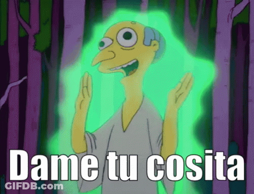 Cartoon Character With Green Light Dame Tu Cosita GIF