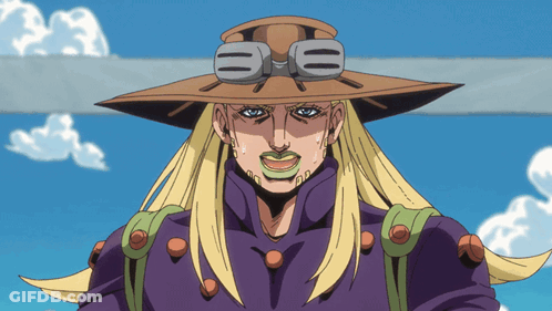 Cartoon Character With Hat And Goggles EE GIF