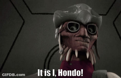 Cartoon Character With Hat And Goggles Says It Is I Hondo GIF