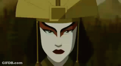 Cartoon Character With Hat And Red Lips GIF