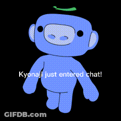 Cartoon Character With Hearts In Eyes GIF