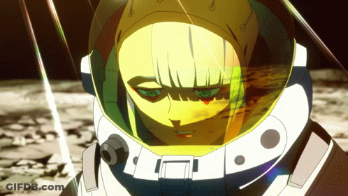 Cartoon Character With Helmet Yellow Face GIF