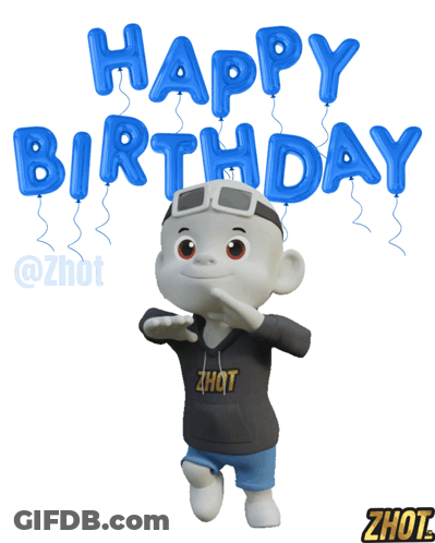 Cartoon Character With Hoodie Saying Zhot GIF