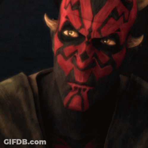 Cartoon Character With Horns GIF