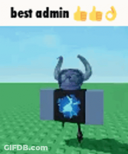 Cartoon Character With Horns Thumbs Up In Field GIF