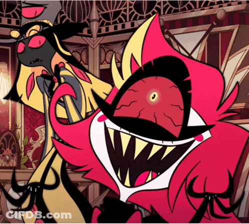 Cartoon Character With Huge Mouth GIF