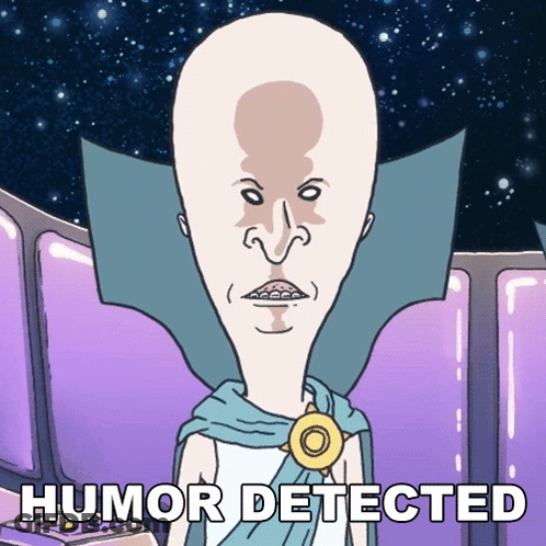 Cartoon Character With Humor Detected GIF
