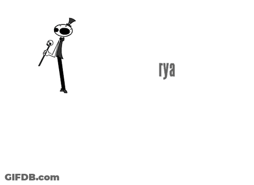Cartoon Character With Iya Forehead Tattoo GIF
