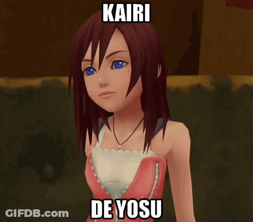 Cartoon Character With Kairi De Yosu GIF