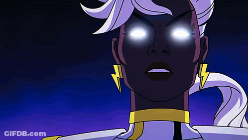 Cartoon Character With Lightning Bolt Ears GIF