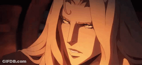 Cartoon Character With Long Hair And Scarf GIF