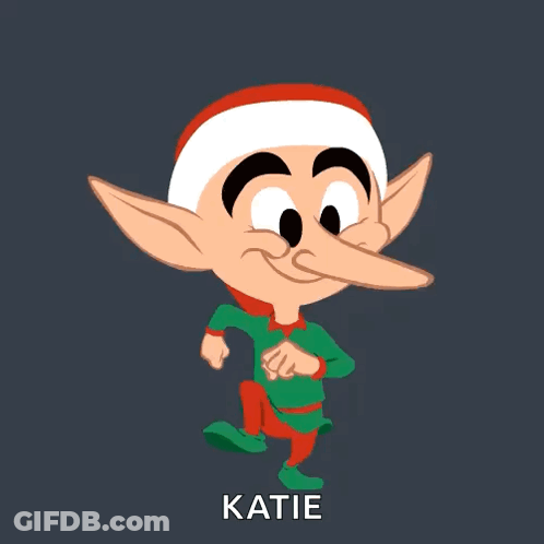 Cartoon Character With Long Nose Named Katie GIF
