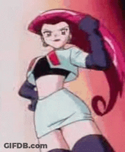 Cartoon Character With Long Red Hair GIF