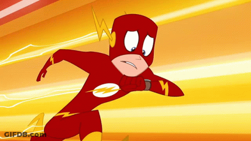 Cartoon Character With M Running GIF