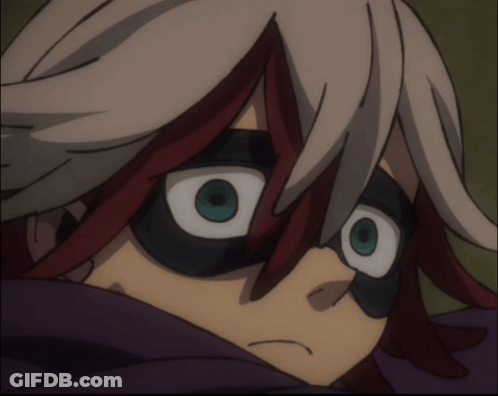 Cartoon Character With Mask Close Up GIF