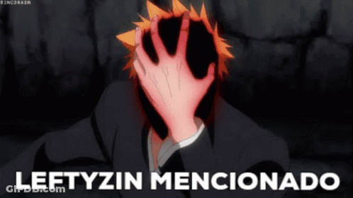 Cartoon Character With Mask Saying Leftyzin Mencionado GIF