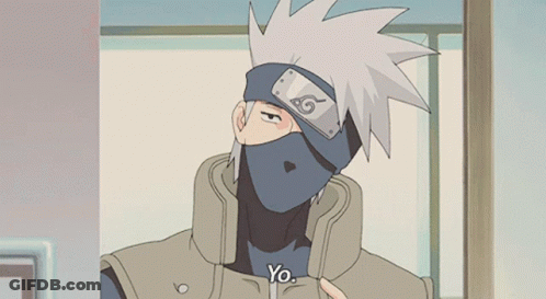Cartoon Character With Mask Saying Yo GIF