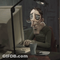 Cartoon Character With Michigan State On Shirt GIF