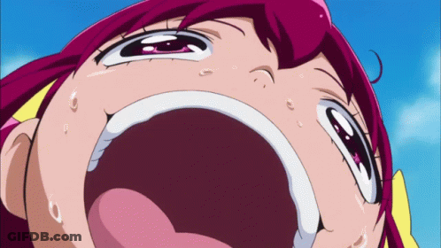 Cartoon Character With Mouth Open GIF