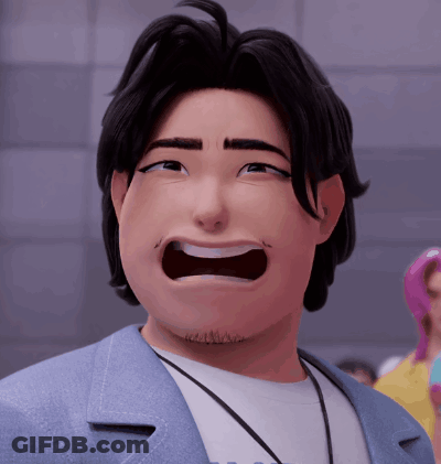 Cartoon Character With Mouth Wide Open GIF