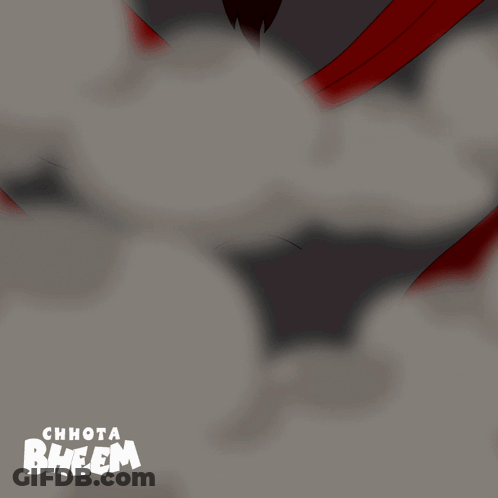 Cartoon Character With Name Bheem On Bottom Left GIF