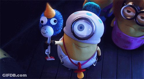 Cartoon Character With Name Tag Chris GIF
