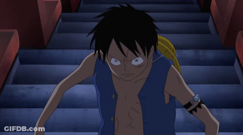Cartoon Character With Necklace Close Up GIF