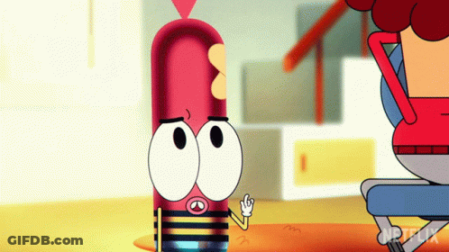 Cartoon Character With Netflix GIF