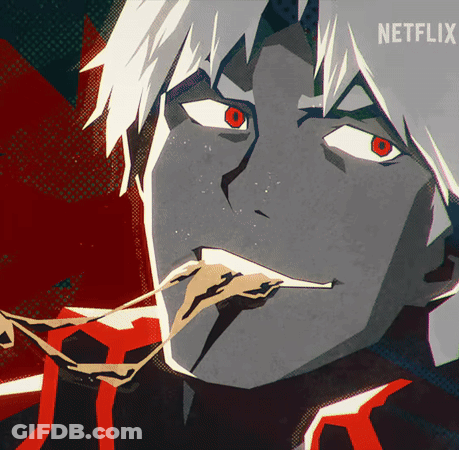 Cartoon Character With Netflix Text GIF