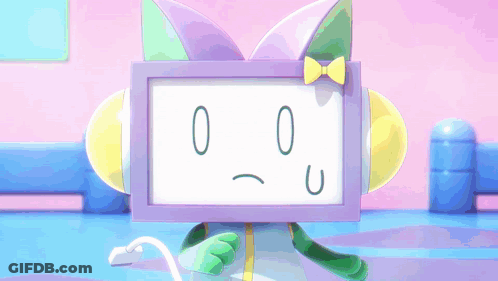 Cartoon Character With Number 3 GIF