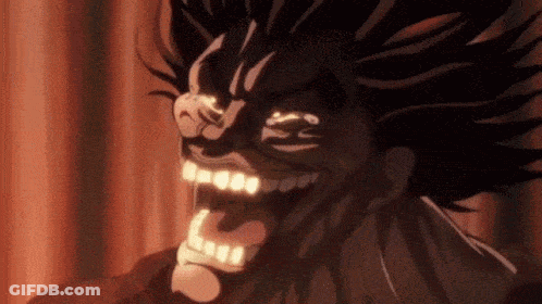 Cartoon Character With Open Mouth And Teeth GIF