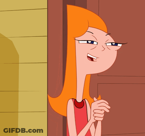 Cartoon Character With Orange Hair Smiling GIF
