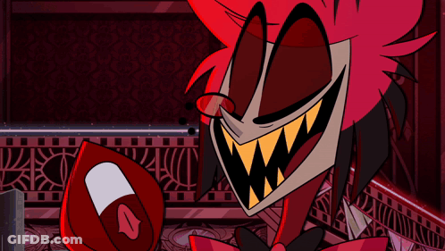Cartoon Character With Pill In Mouth Saying It's On GIF