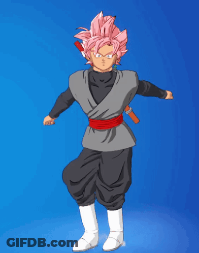 Cartoon Character With Pink Hair Dancing GIF