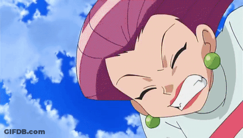 Cartoon Character With Pink Hair Flying GIF