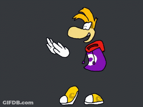 Cartoon Character With Purple Bag On Head GIF