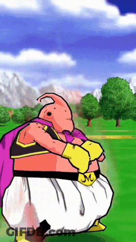 Cartoon Character With Purple Cape And Letter M GIF
