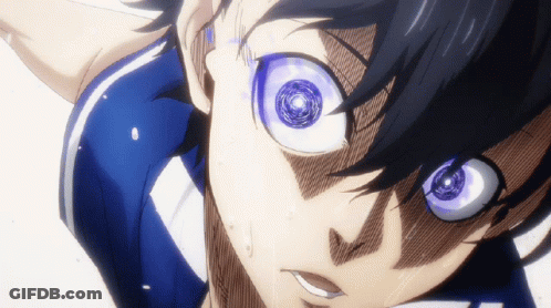 Cartoon Character With Purple Eyes GIF